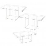 Tassikookide magustoidulaua vitriin Lihtne kokkupandav Mitmek&uuml;lgse disainiga l&auml;bipaistev magustoit saiatoit, maiuspala, k&uuml;psismagustoit puhas