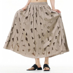 Xitao &Otilde;&otilde;nestatud lapiga seelik &uuml;hev&auml;rviline vaba moodne vabaaja seelik DMJ4142 One Size must