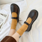 Naiste vabaaja platvorm Mary Jane kingad pahkluu rihmaga kleit kingad libisemiskindlad &uuml;mmargused suletud varbad Mary Janes naiste tasapinnalised mugavad t&ouml;&ouml;lauad jalatsid 40 tumepruun v&auml;rv