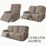 Lamamistooli diivani kate elutuppa 1/2/3 istekohaga odav Lazy Boy Relax Jacquard Slipcover Protector Elastne tugitooli tooli kate 1 Seater(4pcs)