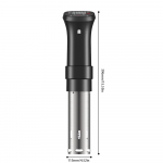 1100 W Sous Vide masin T&auml;ppispliit &Uuml;livaikne sukelduspumbad LCD puuteekraaniga k&ouml;&ouml;gividinad Sous Vide pliit UK must