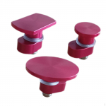 3x Dent Removal Puller Tabs Aluminum Alloy Accessories Easy to Use Red Professional Car Repair