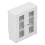 Nukumaja seinakapp, simuleeritud m&ouml;&ouml;blimudel, armas nukumaja k&ouml;&ouml;gikapi kaunistus koju amat&ouml;&ouml;ridele 8*9*3.2cm valge