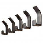 5 tk Seinakinnituskonksud Puurimata Isekleepuv libisemisvastane Veekindel Suurep&auml;rane Kandev&otilde;ime Vannitoa riided K&auml;ter&auml;tik K&ouml;&ouml;giriistade hoiuriide 5pcs valge