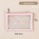 Piiri&uuml;lese stiiliga reisi tualett-tarvete kott, suure mahutavusega veekindel PVC, ideaalne ujumiseks ja suplemiseks.