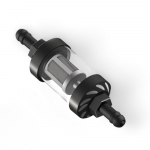 Mootorratta k&uuml;tusefiltri &otilde;lipuhasti puhas vaade must