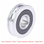 1 tk 10 * 30 * 8 mm U-soonega laagririhmaratas, mittestandardne n&otilde;gus ratas 5 mm traadi jaoks 10*30*8mm