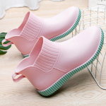 Naiste libisemiskindlad &uuml;hev&auml;rvilised lamedad vihmasaapad, veekindlad kummikingad, v&auml;lit&ouml;&ouml;jalatsid 35