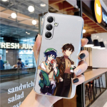 M&auml;ngu mustriga pehme l&auml;bipaistev silikoon&uuml;mbris Samsung A55 M35 S24 Xiaomi Redmi Note 13 Pro 13C iPhone 15 kaamerale p&otilde;rutuskindel kaitseraua kate Samsung Galaxy S20