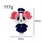 25CM Sheriff Labrador Plush m&auml;nguasi Anime koer Wolf Security Sergeant Labrador Plushie nukud T&auml;idisega figuur Plushe lastele J&otilde;ulukingid