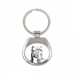 Pit Bull, American Pit Bull Terrier, Pitbull Terrier, APBT - keychain with a dog, keychain with a print, personalized pendant from the Art-Dog brand