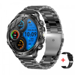 MEVADEN Uus 1,85-tolline meeste Bluetooth-k&otilde;ne nutikell Sport Fitness Tracker s&uuml;damemonitor nutikell Android IOS 700mAh jaoks must