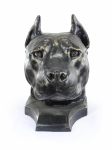 American Staffordshire Terrier, Amstaff - dog bust, large dog head for the garden, unique living room decoration by Art-Dog brand
