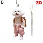 Creative Puppy Man seljakott Tahavaatepeeglid Ripats Dekoratsioon Auto vedrustuse tarvikud Peegel Y7Z8 2-One size