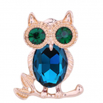 Uus moodne kivist &ouml;&ouml;kulli pross Kvaliteetsed loomade rinnan&otilde;elad naistele meeste &uuml;likond mantel rinnam&auml;rk korsaaž ehted aksessuaarid tumesinine v&auml;rv