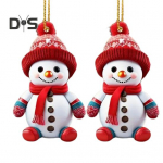 1 paar koomiksikujude ripatsit, lihtne riputada akr&uuml;&uuml;list j&otilde;uluehted V&auml;rvilised korduvkasutatavad rippuvad ripatsid piduliku kodukaunistusega j&otilde;ulupuu D