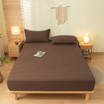 Pehme ja sile &uuml;hev&auml;rviline lihvitud puuvillane voodilina &uuml;he- ja kaheinimesevooditele, pakkudes mugavust ja kaitset tolmu eest. Pillowcase【48*74*2】
