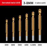 Kiirterasest keerdpuur metalli jaoks koos saehambaga p&ouml;&ouml;rdpeaga multifunktsionaalseks kasutamiseks ja paisuva stantsimissoonega.