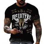 2024 Suvine Meeste 3D-tr&uuml;kiga Kuulsa Maadleja Drew McIntyre T-s&auml;rk Laste T&auml;nav &Uuml;mara Kaelusega Spordi Suur &Uuml;laosa S valge