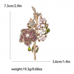 K&otilde;rgekvaliteedilisest rasket&ouml;&ouml;stuse sulamist kivist roosikimp pross Elegantne naiste r&otilde;ivad pross ehten&otilde;el