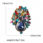 Kerge luksussulamist kivist klaasist pross, k&otilde;rgetasemeline temperament naiste kleit &uuml;likond korsaaž ehten&otilde;el