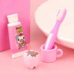 4 tk Kawaii armsad hambapasta kustutuskummid koolilastele kingituseks eemaldatav kummikumm 4pcs