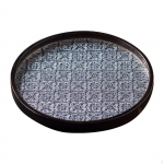 Begoonia Lille Klaasist Alus Kohvilauale Mitmeotstarbeline Butleri Tasside ja Kruuside Hoidja Tee 25cmx25cmx2.4cm