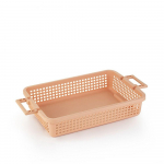 Desktop Organizer A4 failisalvestuskorv Failikorraldaja Lihtne ajakiri 37x25.5x8cm roosa