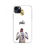 Coque Maniacase pouriPhone 15 Plus Kylian Mbappe Real Madrid 9 Hola