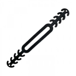 HA06584-Porte masque en Silicone antid&eacute;rapant r&eacute;glable. Poign&eacute;es auriculaires. Masques &agrave; crochet d'extension