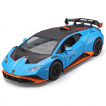 1/24 Sulamist Lamborghini Huracan STO Superauto Metallist Valatud Auto Mudel S&otilde;idukid T&otilde;mba Tagasi Heli ja Valgusega Lastele Poiste M&auml;nguasjad Kingitus Kogu sinine