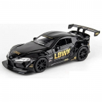 1/22 Skaala Toyota Supra Sportauto Sulamist Mudelauto Die-casting Metallist S&otilde;iduki Kollektsioon Simulatsioon Heli ja Valgus M&auml;nguauto Kingitus Poistele punane