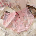 Floral Hazy Vintage Fairy Aura Plus Size aluspesu naistele Sukkp&uuml;ksid Seksikad &otilde;hukesed l&auml;bipaistvad alusp&uuml;ksid Roosist v&otilde;rgust &uuml;lisuured alusp&uuml;ksid 5XL