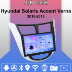 Android Carplay Autoraadio Hyundai Solaris Accent Verna 2010-2016 jaoks Multimeediapleier Peak Unit Stereo GPS-navigatsioon BT WIFI 2+32GB 1+16GB