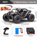 Uus Rc Car 75km/h 1/16 Off Road 4WD LED-esituledega 2,4G veekindel harjadeta mootoriga RC monster truck t&auml;iskasvanutele ja lastele m&auml;nguasja kinkemudel 18331 50KM-H Box