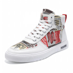 K&otilde;rge s&auml;&auml;rega tossud meestele mood valge paeltega rula king hingav hiphop meeste vabaaja spordijalatsid Zapatillas De Skate 39