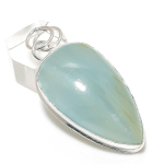 Natural Aquamarine Gemstone 925 Sterling Silver Jewelry Pendant 2.29 p4m26