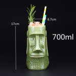 400ml Tiki Kruusid Kokteiliklaas &Otilde;lle Veinikruus Keraamilised Tiki Kruusid Kunst K&auml;sit&ouml;&ouml; Loovad Hawaii Kruusid send as picture