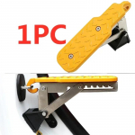 Universaalsed 440 naela alumiiniumist auto katuseraam Step Fit ukseriiv Katusepealsed konksaluse pedaalid enamiku linnamaasturi pikapitarvikute jaoks oranž