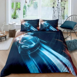 Sportauto Luksuslik Voodipesukomplekt Tekikott Magamistoa Tekikatted &Uuml;hekohaline Kaksik Kuningsuuruses Tekikate Kodutekstiil EU Single 135x200cm