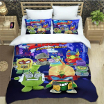Armsad multikad Super Zings Voodipesukomplektid peen vooditarvete komplekt tekikott tekikoti komplekt voodipesukomplekt luksuslik S&uuml;nnip&auml;evakingitus 135X200cm 2pcs