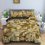 Kamuflaažimustriga tekikott Voodipesukomplekt Mikrofiiber Klassikaline R&otilde;ivastiilis Maskeeriv Camo Prindiga Tekikate/Teki kate Kodukaunistus EU single(135x200cm)