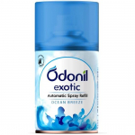 DABUR Odonil Exotic Automatic Spray Refill - 225Ml | Ocean Breeze | 2X Long Lasting | 2200 Sprays Guaranteed | Fits All Machines | Lasts Upto 60 Days
