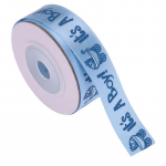 10 jardi/rull SEE ON POIS/T&Uuml;DRUK Satiinpaelad Sooduspael lastele Beebi s&uuml;nnip&auml;evapeotarbed Beebi du&scaron;i kaunistamine sinine