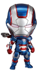 Iron Man 3 Nendoroid Iron Patriot Heroes Edition v&auml;rvitud liigutatav (Mittem&otilde;&otilde;tkavaline ABS- ja PVC-kuju) gray