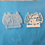 1 paar J&otilde;ulumehe kaunistus Silikoonvorm DIY J&otilde;ulupuu K&uuml;&uuml;nlajalg Kips Vaiguvorm K&auml;sit&ouml;&ouml; valmistamise t&ouml;&ouml;riistad Kodu kaunistamiseks mold