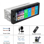 TOYOUSONIC 6,9 puutetundlik raadio Universaalne multimeedia videopleier 1D WiFi Carplay Auto Stereo GPS Navigatsioon IPS NO DVD 6.86-radio and 12LED
