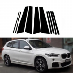 BMW X1 F48 2016 - 2025 E84 2010 - 2015 jaoks L&auml;ikiv Must Akna Pilarite Kattepaneelid B C Pilarite Kleebised K&uuml;lgukse Paneeli Liist