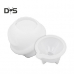 1 komplekt Madumunapurk Silikoonvorm Savi kipstsement Epoksiidvaik Valuvorm DIY k&auml;sit&ouml;&ouml; Ussimuna kuju S&auml;ilituskast Ornamendi valmistamise vormi valge