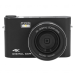 64MP digikaamera 3,0-tolline TFT LCD-puuteekraaniga automaatne teravustamine 18x digitaalse suumiga 4K videologimise kaamera must